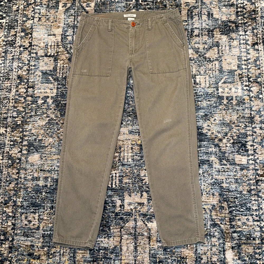 Billabong Army Green Cargo Straight Leg Pants Sz. 32W